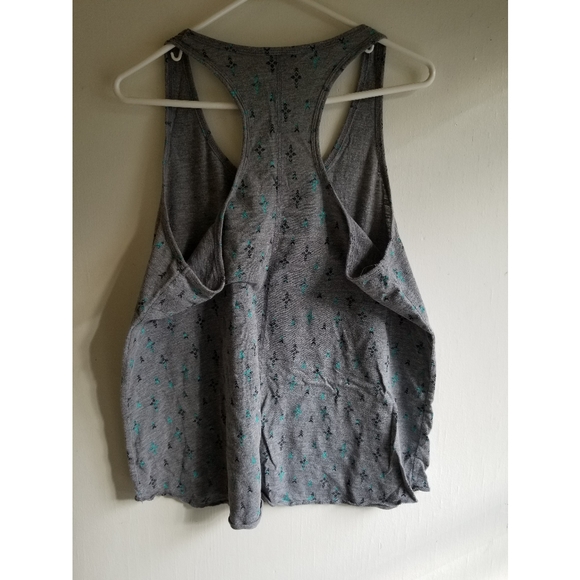 Grey razer back tank top - Picture 2 of 2